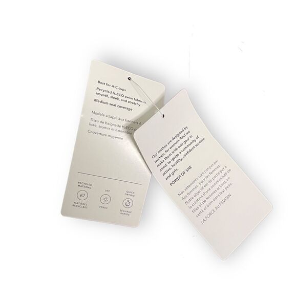 Athleta Pink Striped Coastline One Piece Swimsuit Medium Coverage - Picture 8 of 12